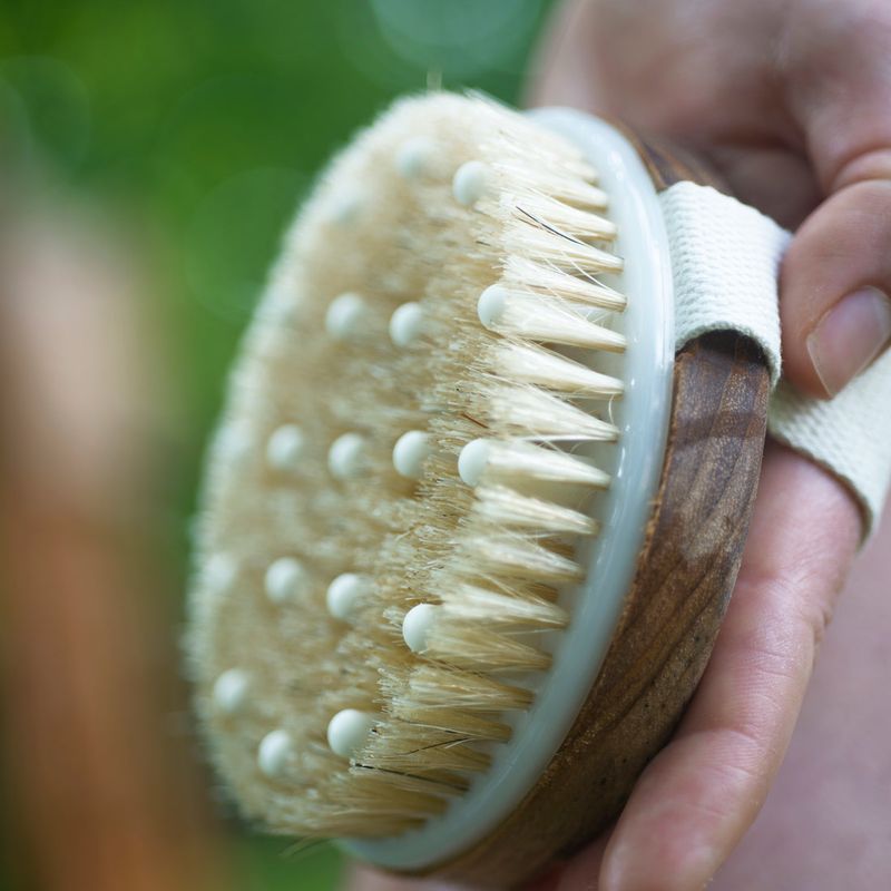 Skin Cafe Natural Bristle Dry Body Brush